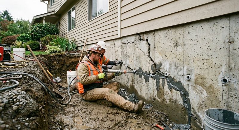 Basement Foundation Repair in Ansonia, CT