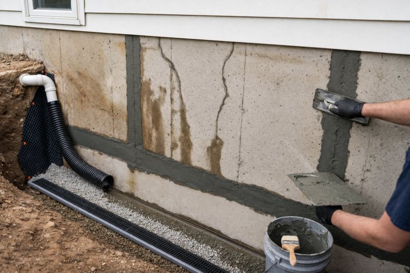 Basement Foundation Repair in Colchester, CT