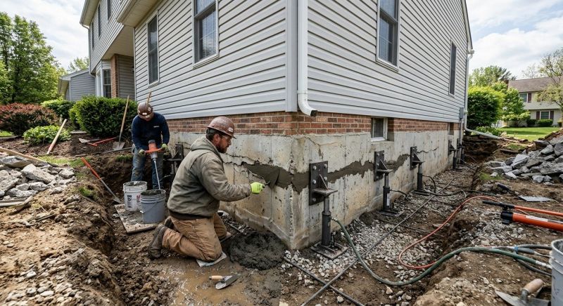 Basement Foundation Repair in Northfield, CT