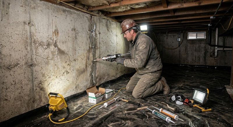 Basement Foundation Repair in Oakville, CT