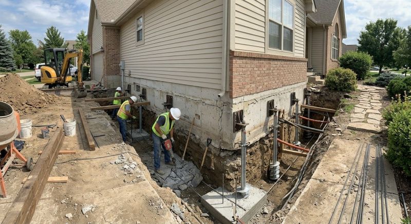 Basement Underpinning in Meriden, CT
