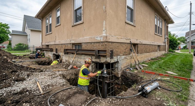 Basement Underpinning in Meriden, CT