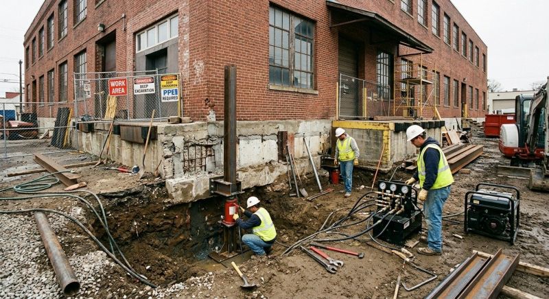 Building Foundation Repair in Bethlehem, CT