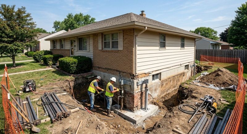 Building Foundation Repair in Oakville, CT