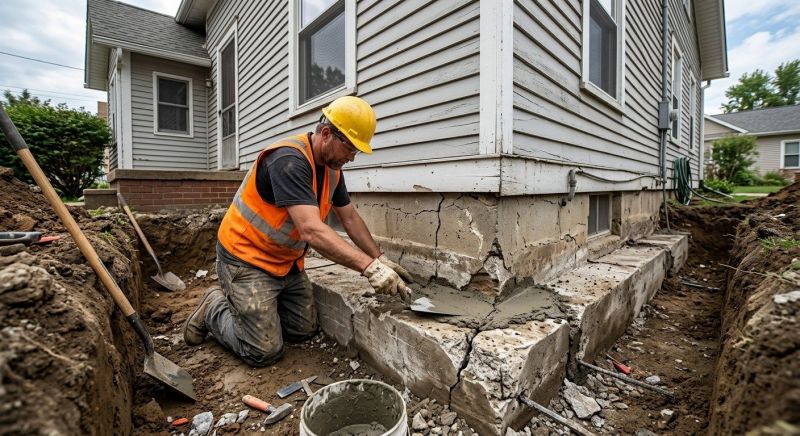Concrete Foundation Repair in Bloomfield, CT