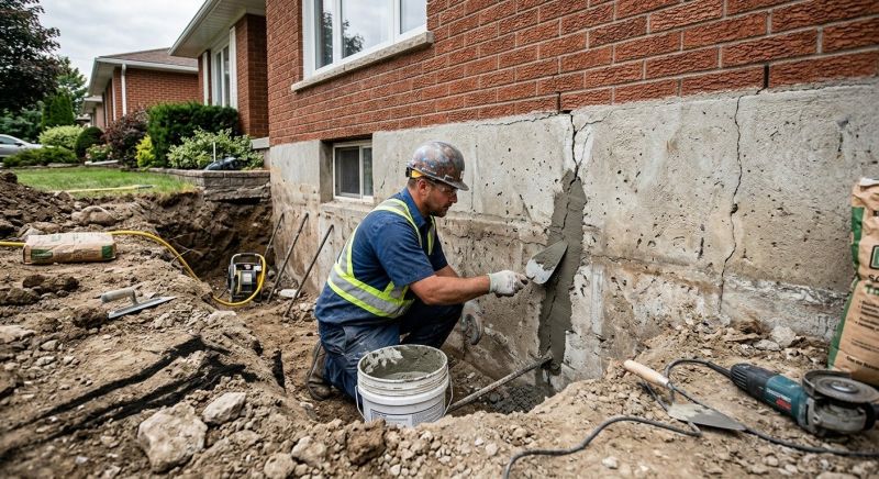 Concrete Foundation Repair in East Berlin, CT