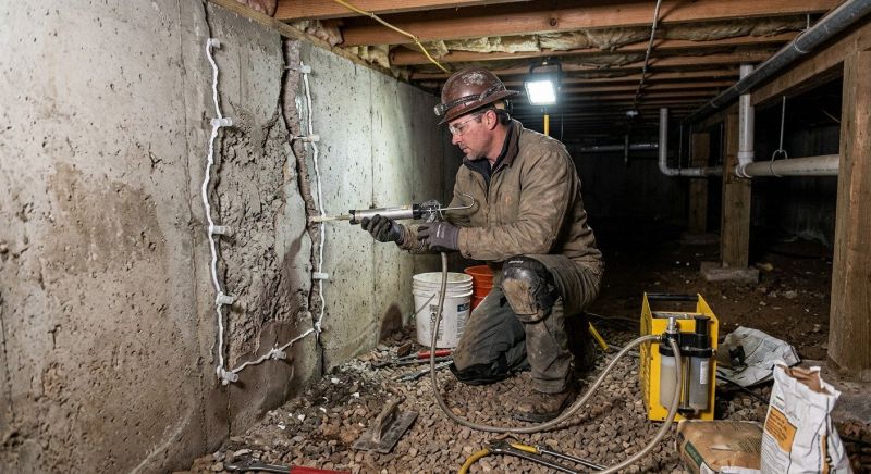 Concrete Foundation Repair in Middletown, CT