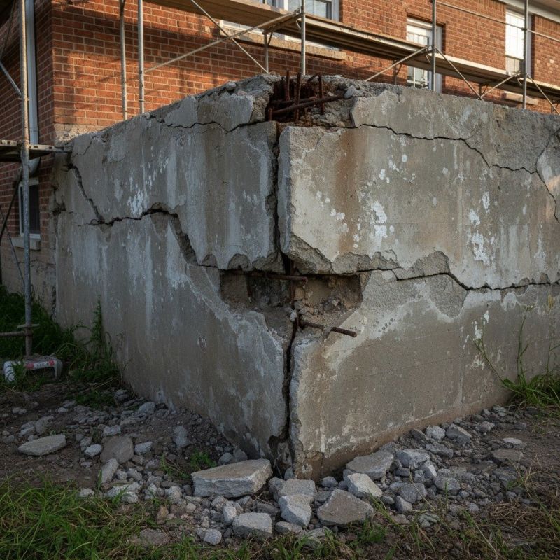 Cracked Foundation Repair in East Hartford, CT