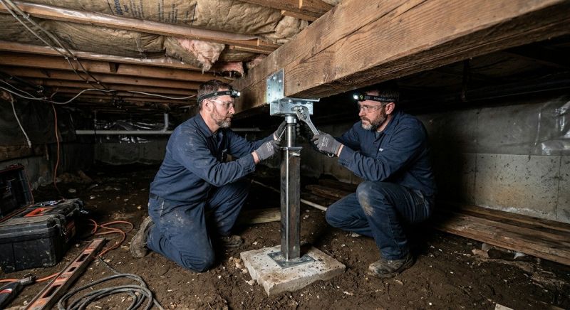 Crawlspace Foundation Repair in Glastonbury, CT