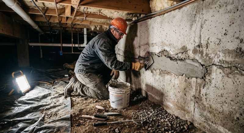 Crawlspace Foundation Repair in Woodbridge, CT