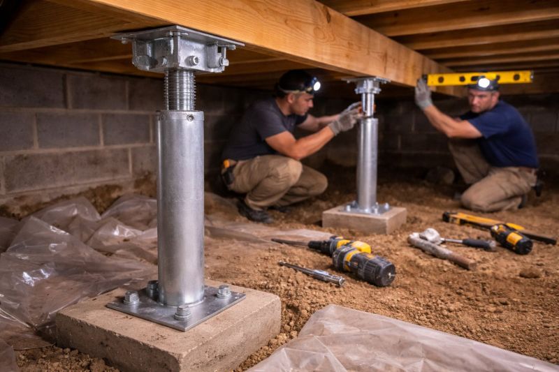 Crawlspace Structural Repair in Meriden, CT