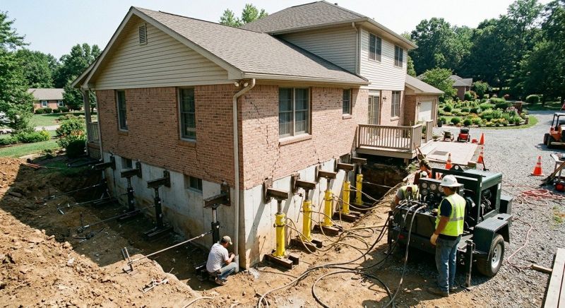 Foundation Jacking in Farmington, CT