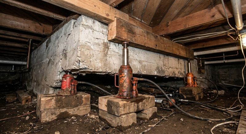 Foundation Jacking in Farmington, CT