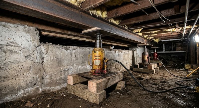 Foundation Jacking in Hebron, CT