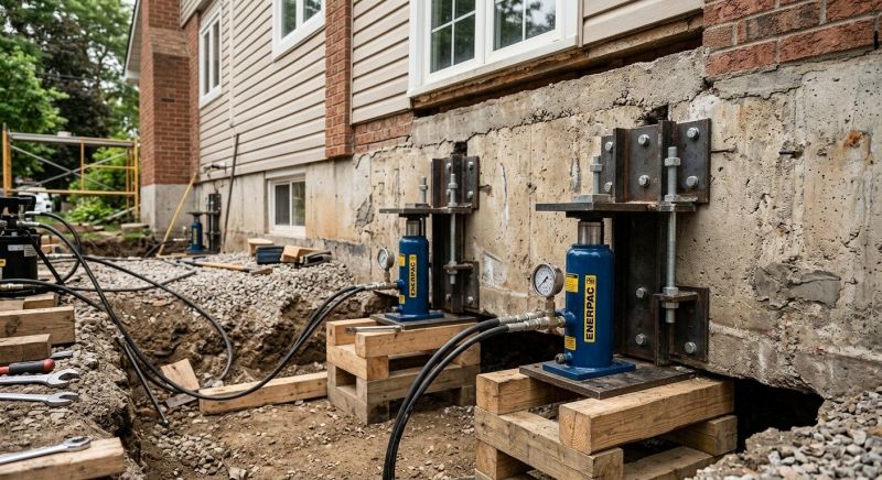 Foundation Jacking in Sandy Hook, CT