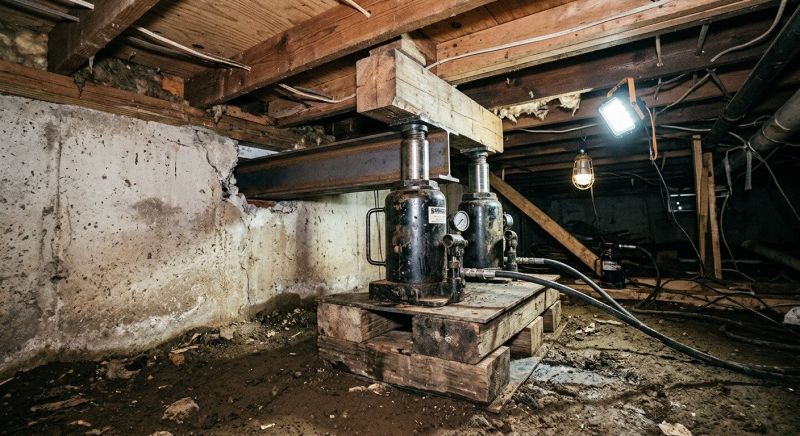 Foundation Jacking in Southington, CT