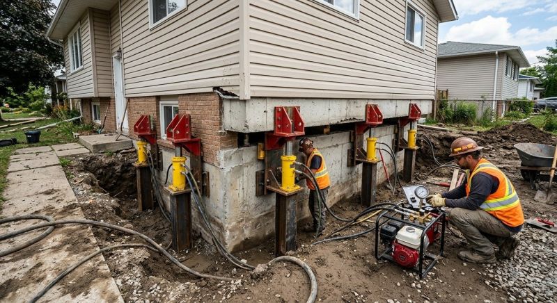 Foundation Lifting in Derby, CT