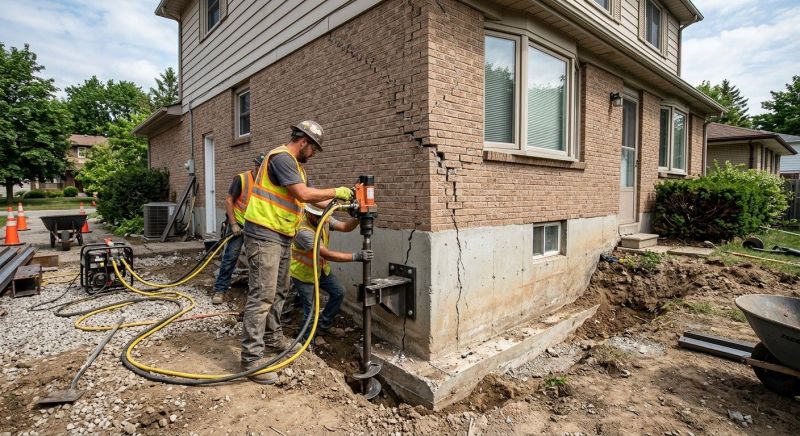 Foundation Lifting in Middlebury, CT