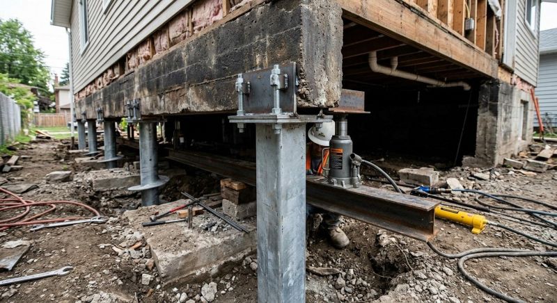 Foundation Raising in Bethany, CT