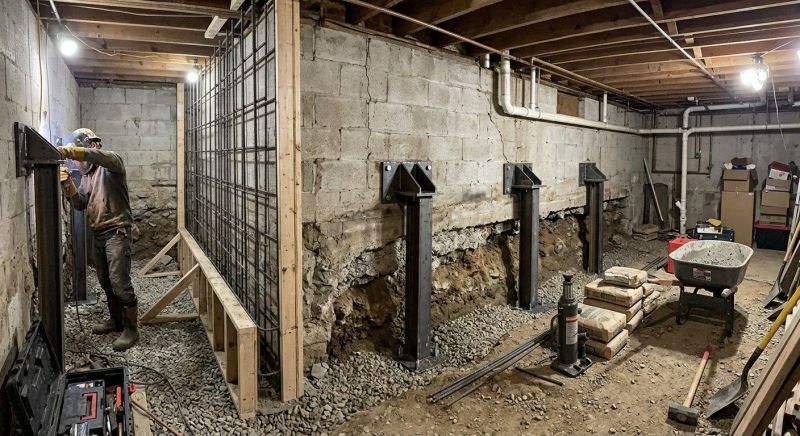 Foundation Stabilizing in Avon, CT