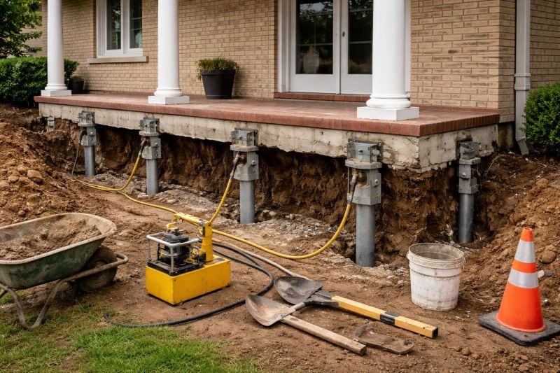 Foundation Stabilizing in Higganum, CT