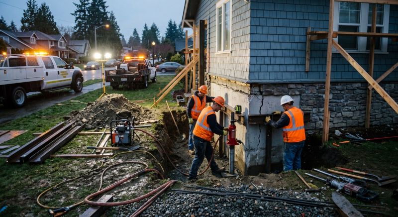 Foundation Stabilizing in Northfield, CT