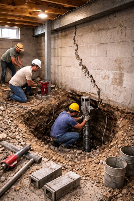 Foundation Structural Repair in Avon, CT