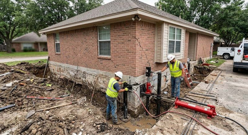 House Foundation Repair in East Hampton, CT