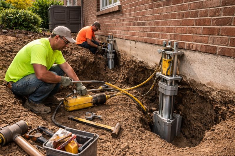 Settling Foundation Service in Bolton, CT
