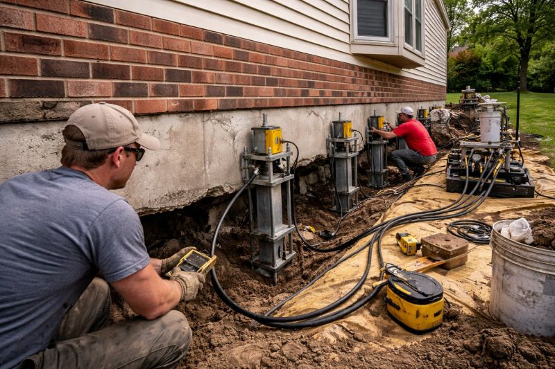 Settling Foundation Service in Hebron, CT