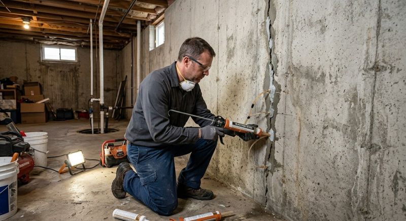 Structural Crack Repair in Meriden, CT
