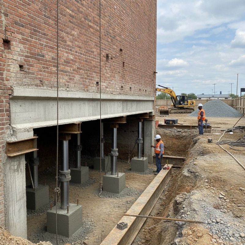Structural Underpinning in Meriden, CT